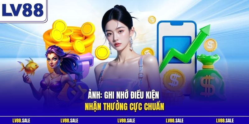 Ghi nhớ điều kiện nhận thưởng cực chuẩn